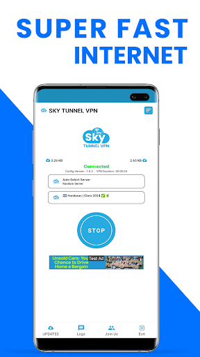 Sky Tunnel VPN ภาพหน้าจอ 1