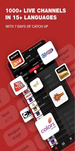 JioTV: Live TV, Catch-Up & OTT應用截圖第1張