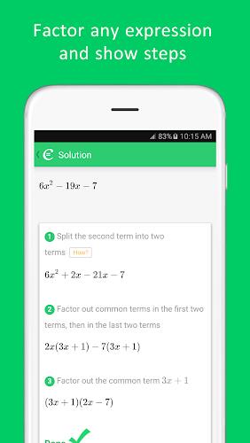 Cymath - Math Problem Solver Скриншот 3