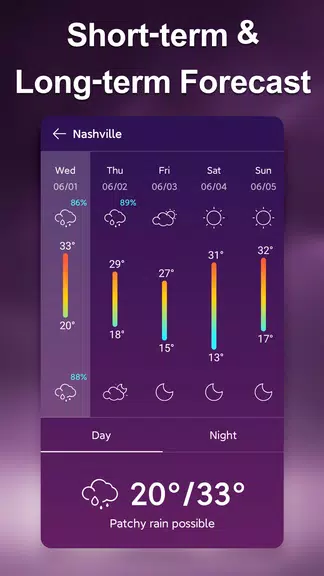 Weather Live: Accurate Weather स्क्रीनशॉट 2