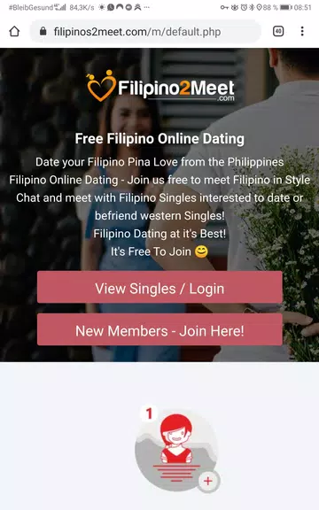 Filipino Philippines Dating ဖန်သားပြင်ဓာတ်ပုံ 0