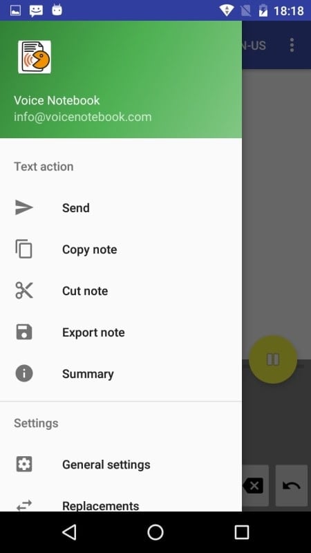 Voice Notebook speech to text Capture d'écran 1