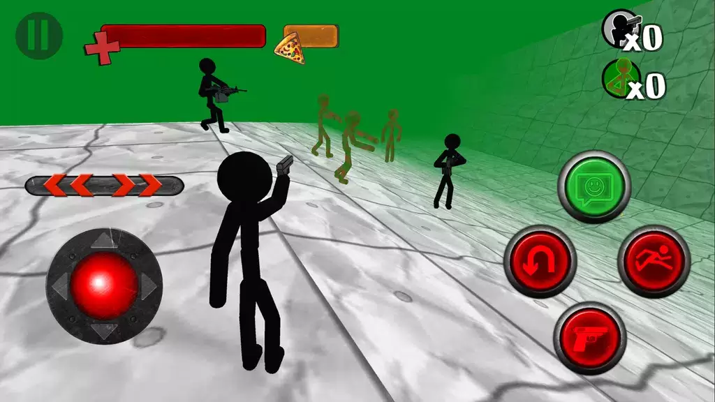 Stickman Zombie 3D Schermafbeelding 3