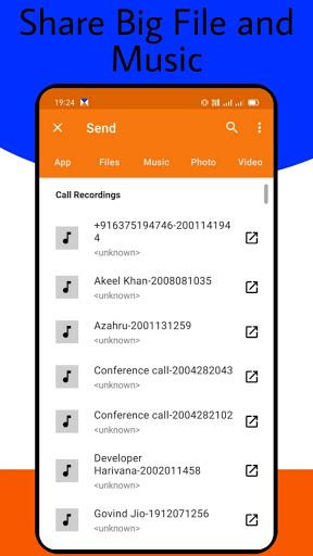 Xzender share- File Transfer like Xsender, Sendit स्क्रीनशॉट 3