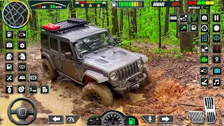 Offroad Mud Jeep Simulator 3d Capture d'écran 1