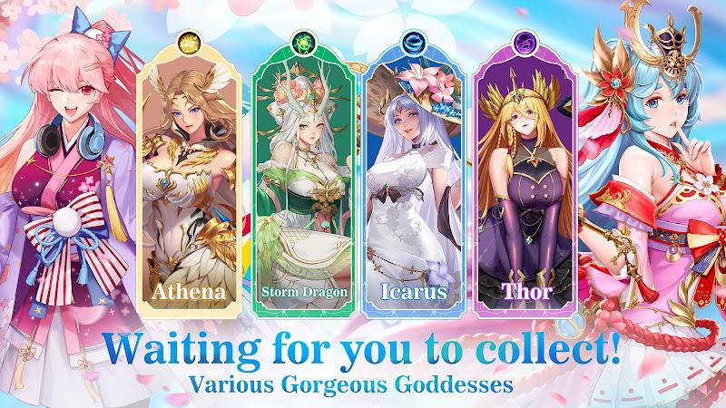 Idle Angels: Goddess' Warfare スクリーンショット 1