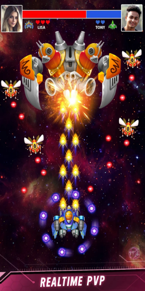 Space Shooter - Galaxy Attack Capture d'écran 2