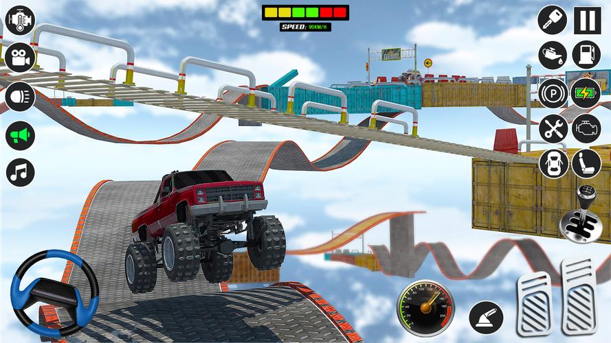 Mega Ramp Car Stunt Games 3d Captura de tela 2