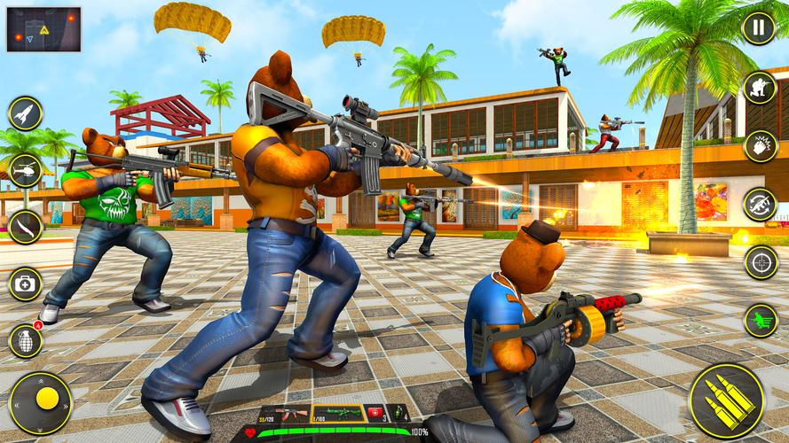 Teddy Bear Gun Shooting Game应用截图第3张