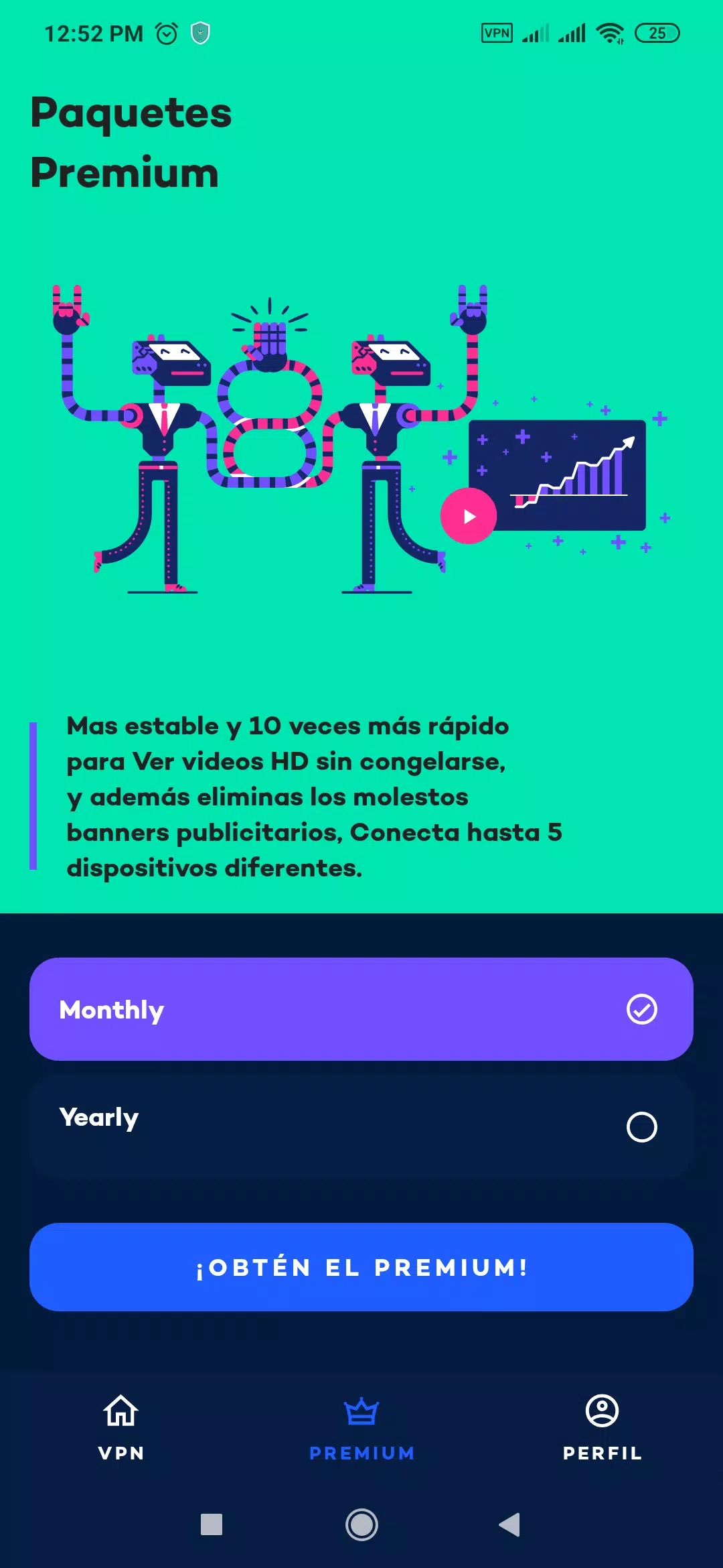 YouVPN: VPN Gratis 2021, VPN Servidor Proxy Rápido Скриншот 0