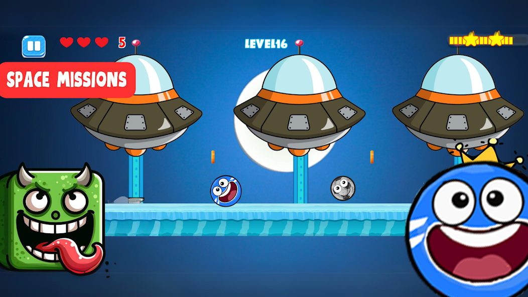 Ball V - Red Bounce Ball 5 Mod Schermafbeelding 1