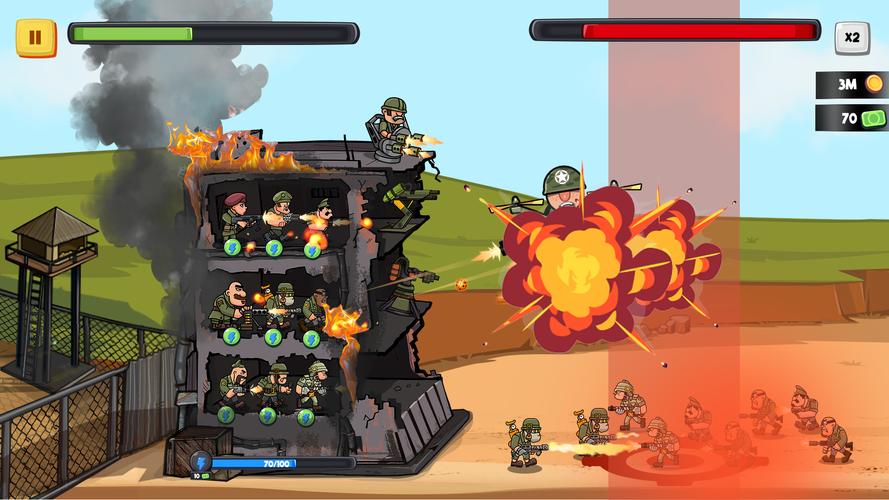 World War Army Defense: TD WW2 Tangkapan skrin 0