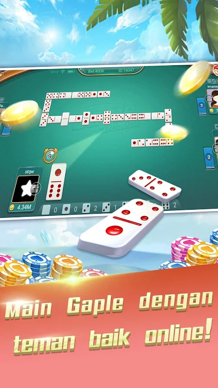 Domino Gaple: QQ 99 dan Texas Lokal Indo應用截圖第1張