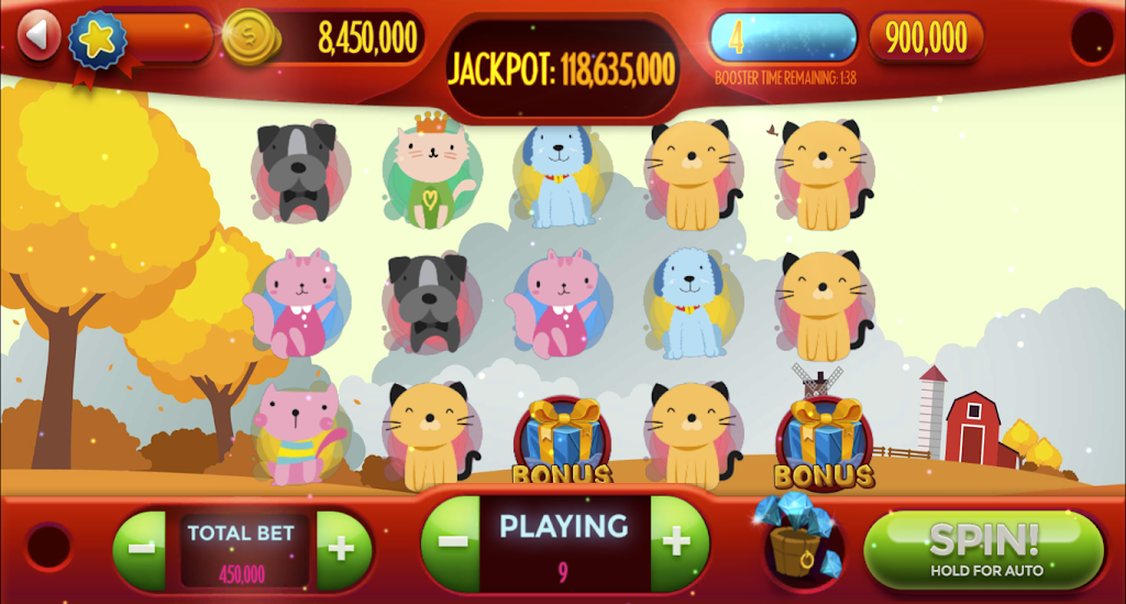 Dog-Cat Free Slot Machine Game Online應用截圖第2張