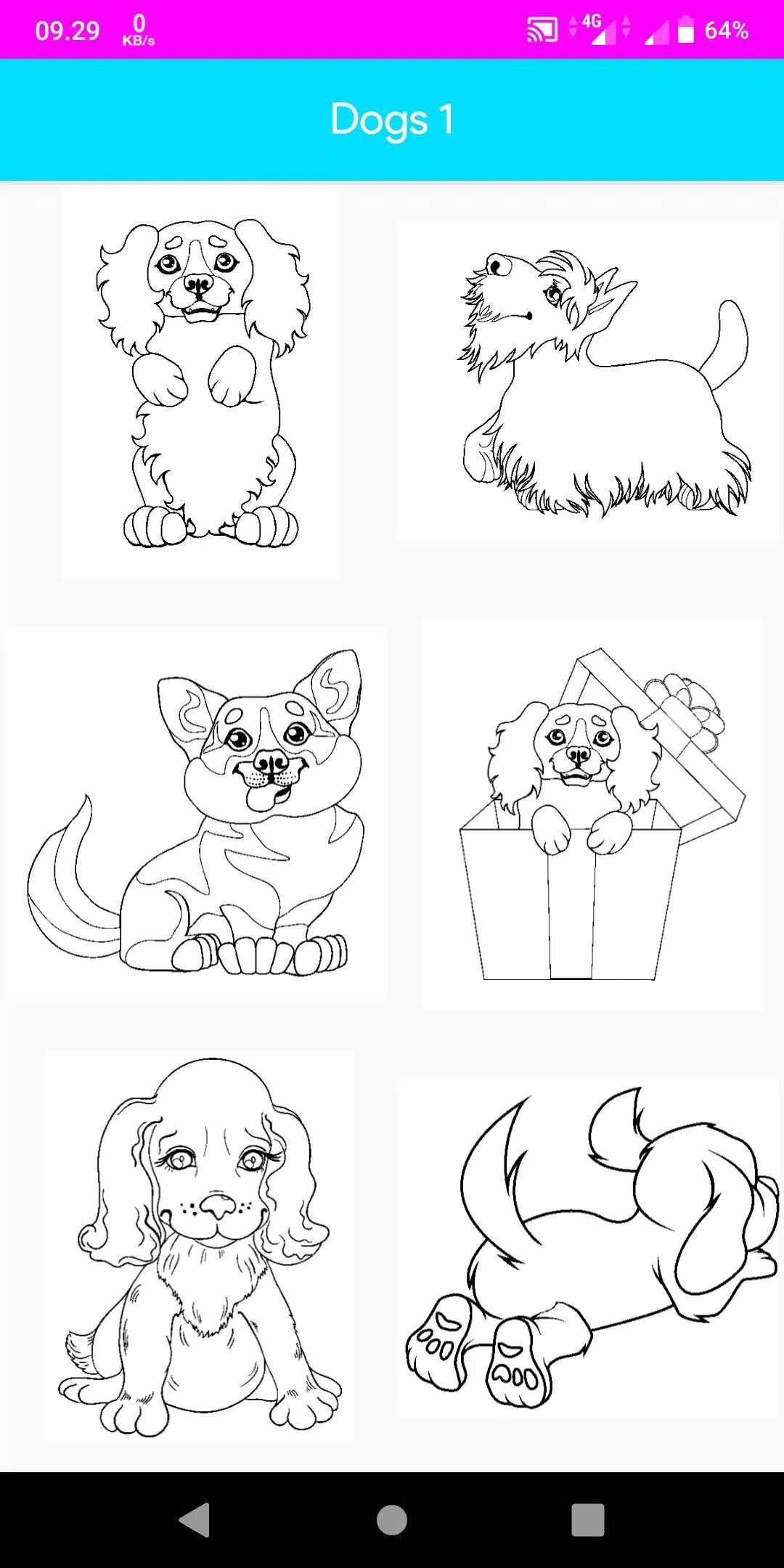 Coloring Dogs ภาพหน้าจอ 2