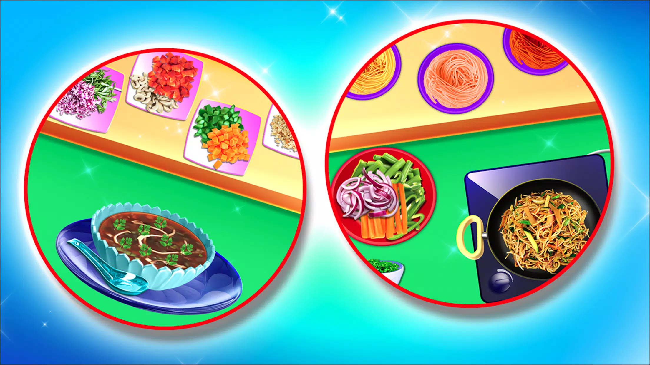 Lunar Chinese Food Maker Game Captura de pantalla 2