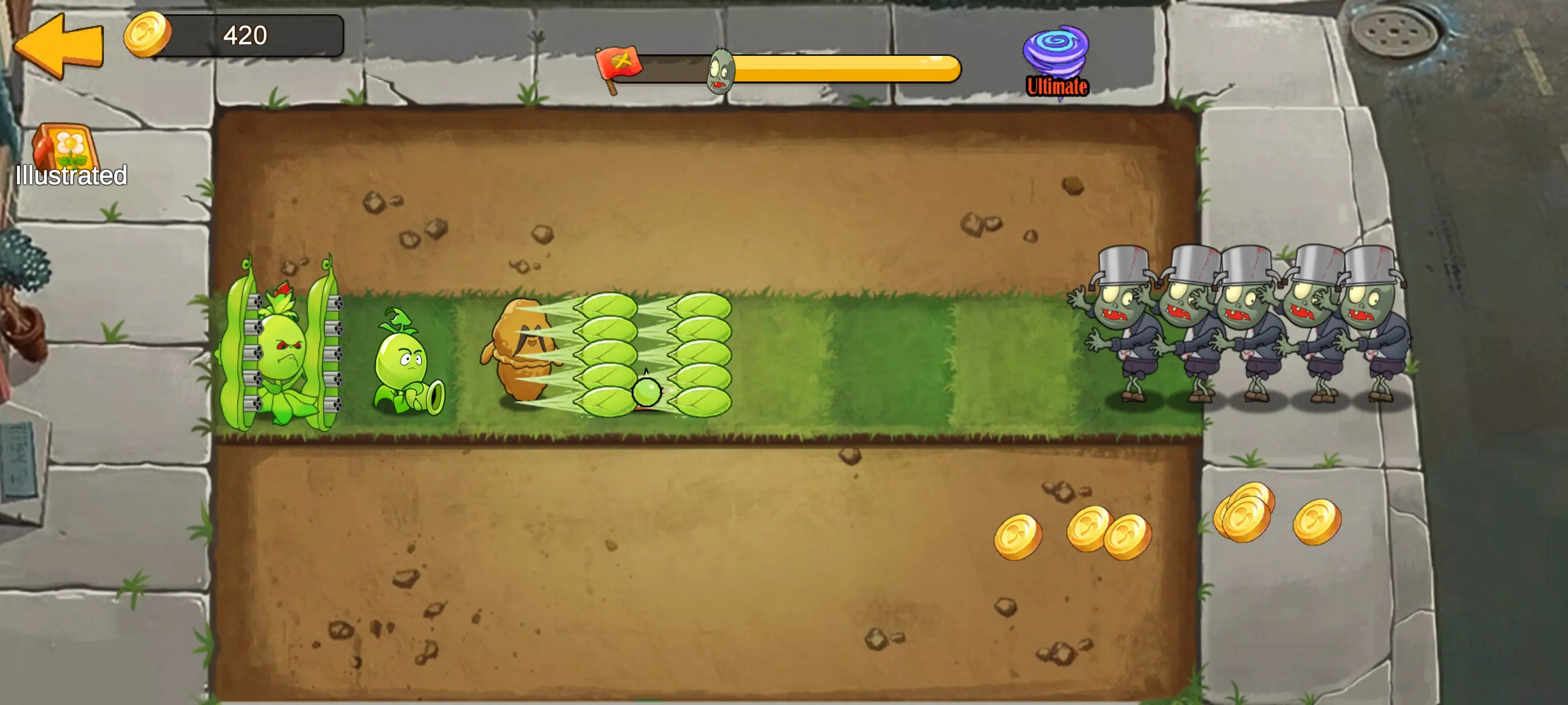 Merge Plants – Defense Zombies Captura de tela 2