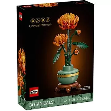 Vibrant LEGO Chrysanthemum