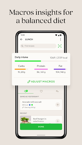 Lifesum Food Tracker & Fasting Screenshot 0