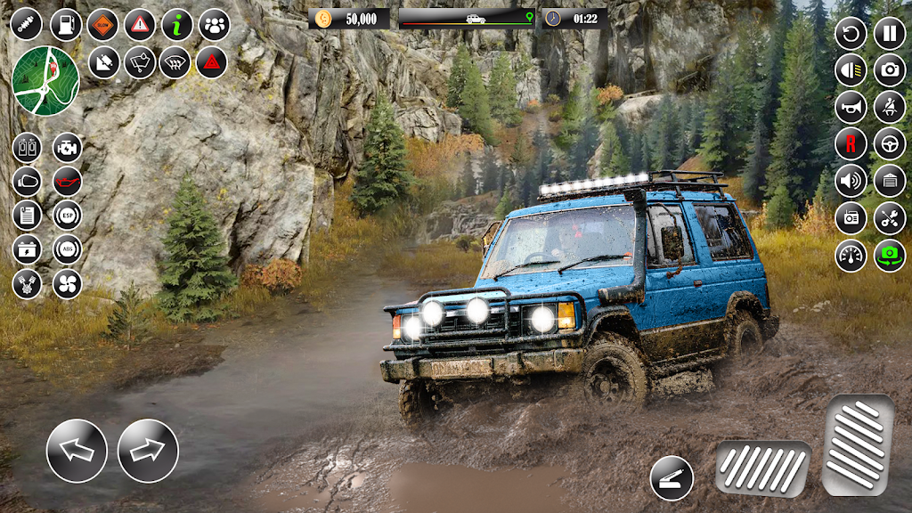 Offroad Xtreme 4X4 Jeep Driver Captura de pantalla 2