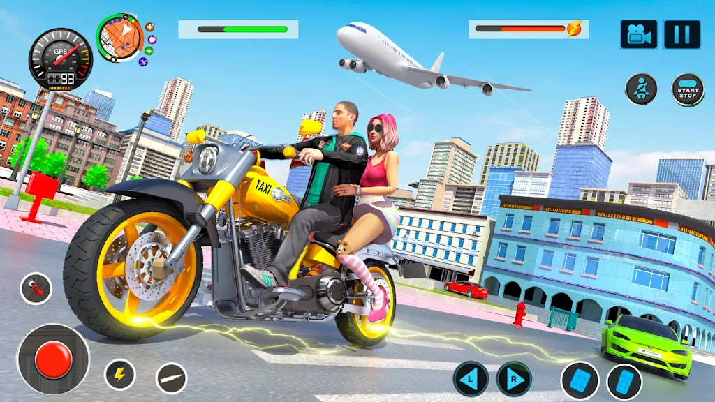 Flying Bike Driving Simulator ภาพหน้าจอ 2