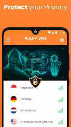 Pulpy VPN Unlimited VPN Proxy Screenshot 3