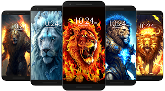 Lion Wallpaper HD Captura de pantalla 0