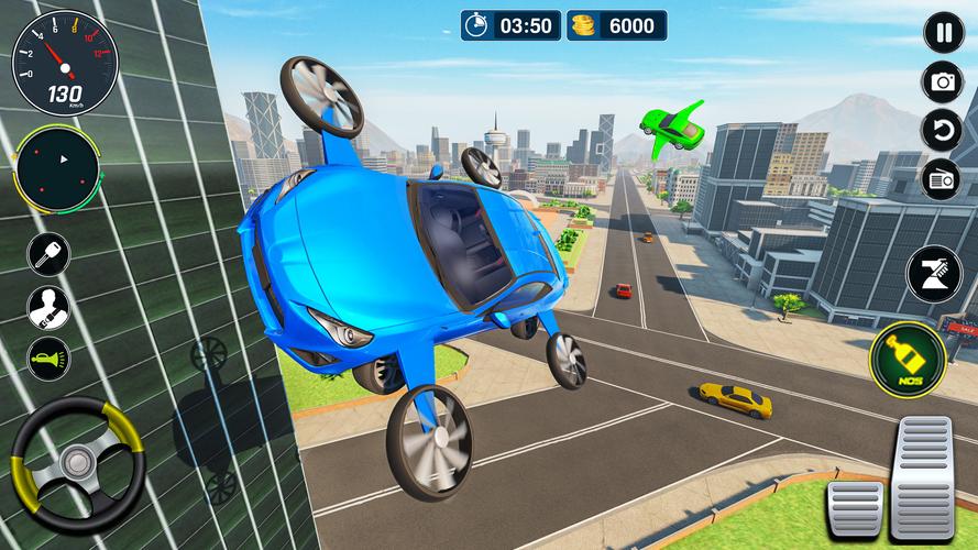Flying Car Simulator: Car Game ภาพหน้าจอ 0
