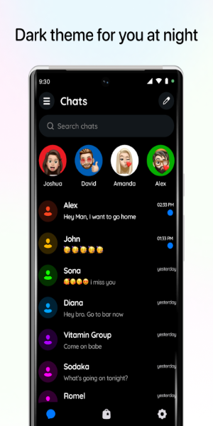Messenger: Text Messages, SMS Captura de pantalla 2