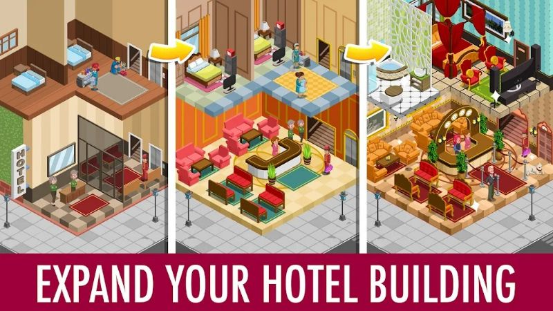 Hotel Tycoon Empire स्क्रीनशॉट 3