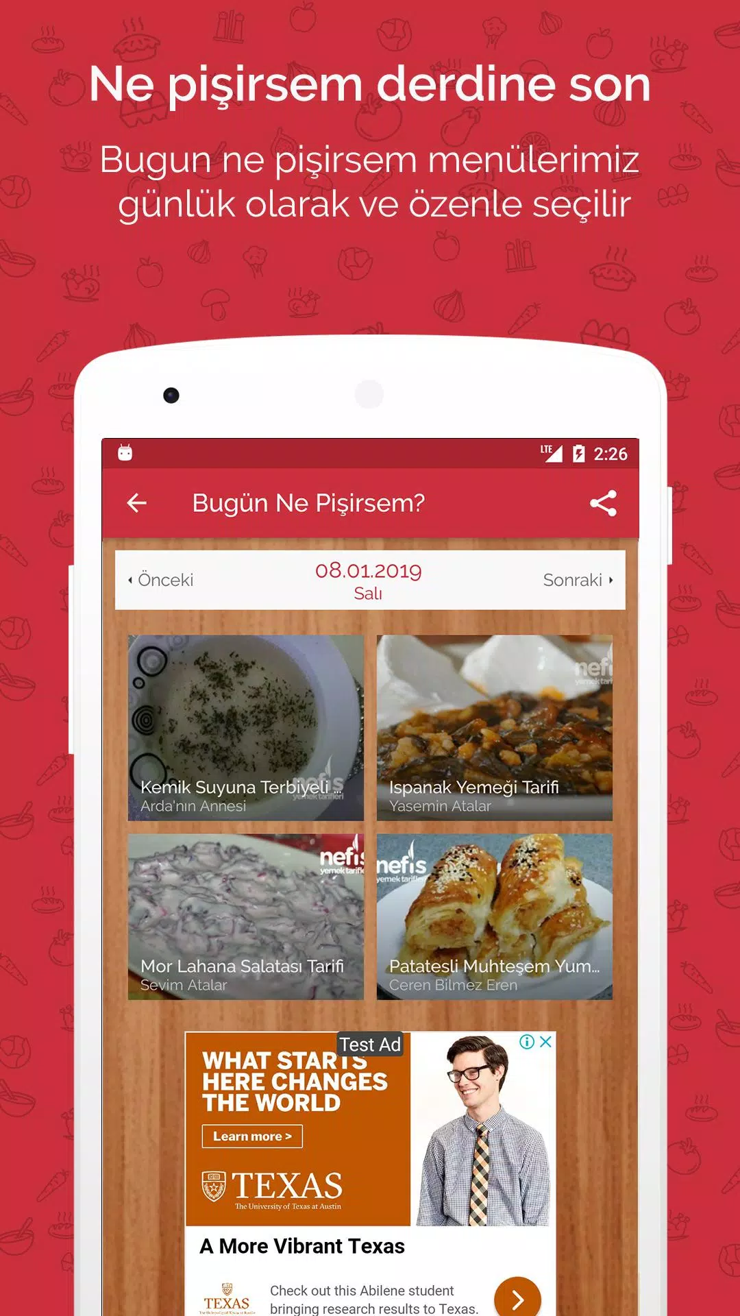 Nefis Yemek Tarifleri Zrzut ekranu 2