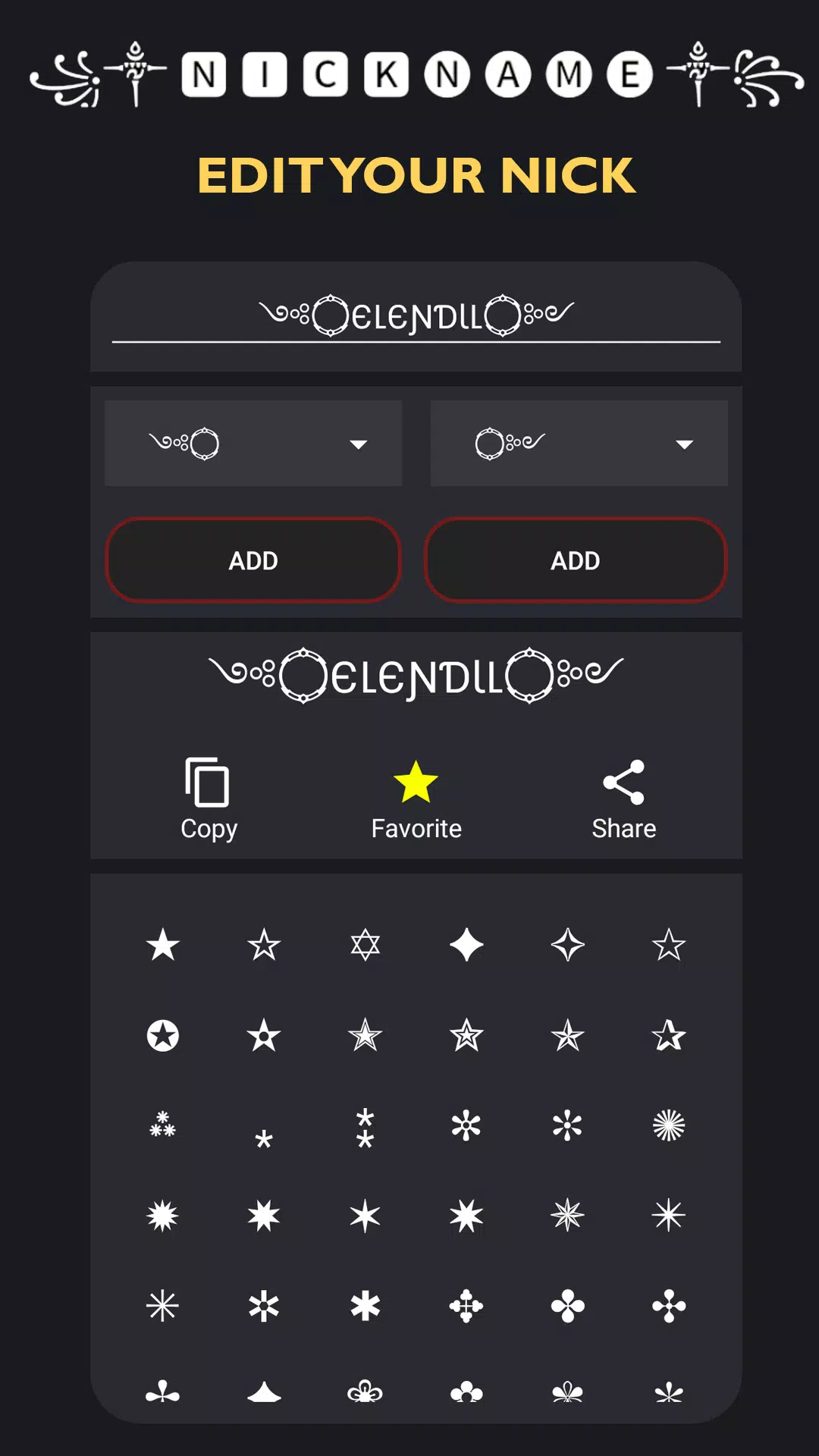Crosshair & Nickname Generator Schermafbeelding 2