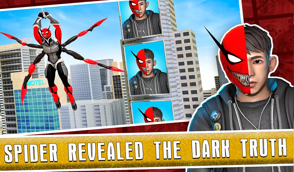 Black Spider Rope SuperHero Скриншот 2