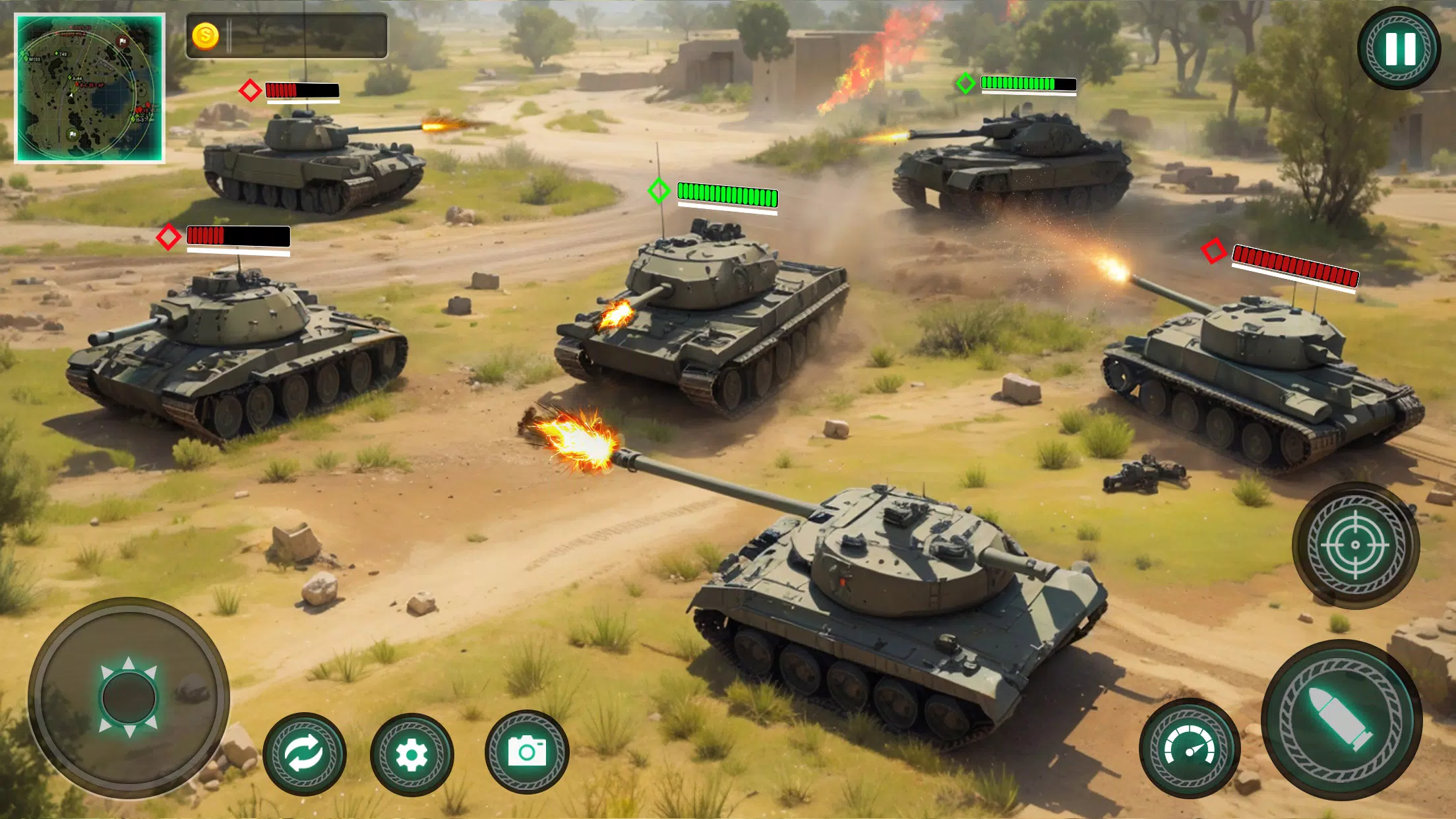Military Tank War Machine Sim 스크린샷 0