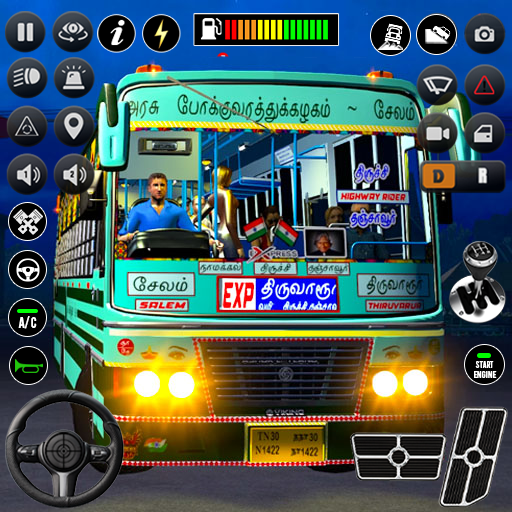 Real Passenger Bus Driving Sim Captura de tela 0