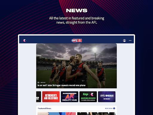 AFL Live Official App Capture d'écran 3