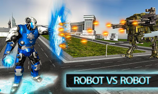 Ice Superhero Flying Robot - F ภาพหน้าจอ 2