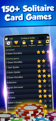 Solitaire Card Games Collection 150+ Solitaire Games ภาพหน้าจอ 0