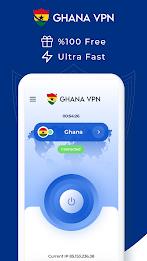 VPN Ghana - Get Ghana IP Zrzut ekranu 0