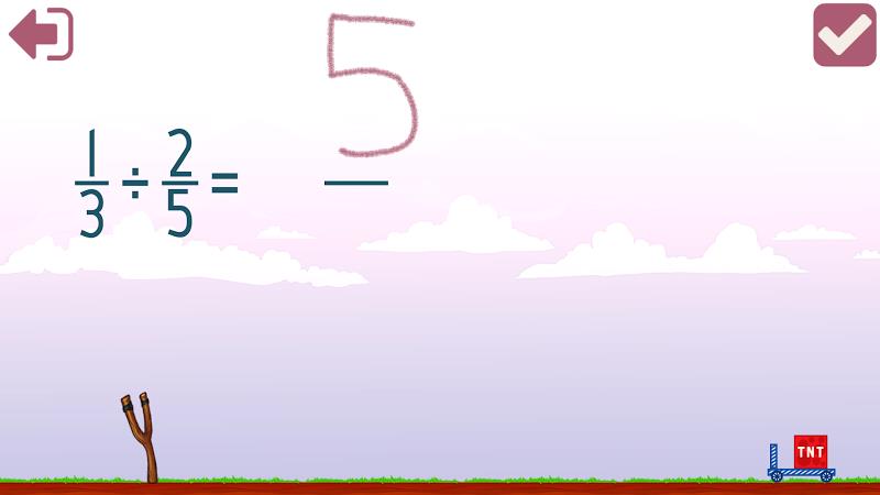 Dividing Fractions Math Game Schermafbeelding 3