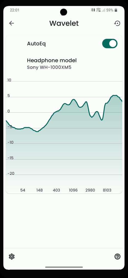 Wavelet: headphone specific EQ スクリーンショット 1