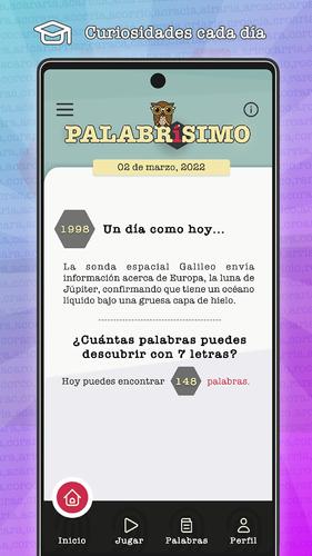 PALABRÍSIMO: busca palabras Captura de tela 3