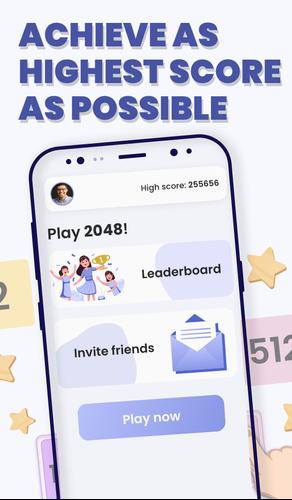 2048 Merge: Puzzle Challenge स्क्रीनशॉट 0