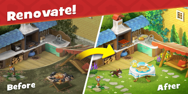 Gardenscapes स्क्रीनशॉट 0