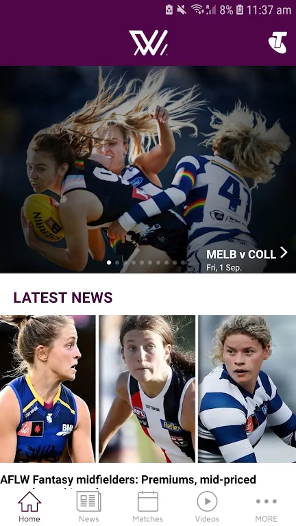 AFLW Official App應用截圖第1張