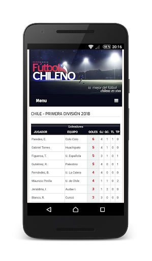Live Chilean Soccer應用截圖第0張