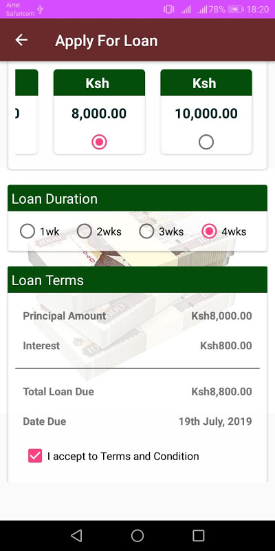 Loans Chap Chap Zrzut ekranu 2
