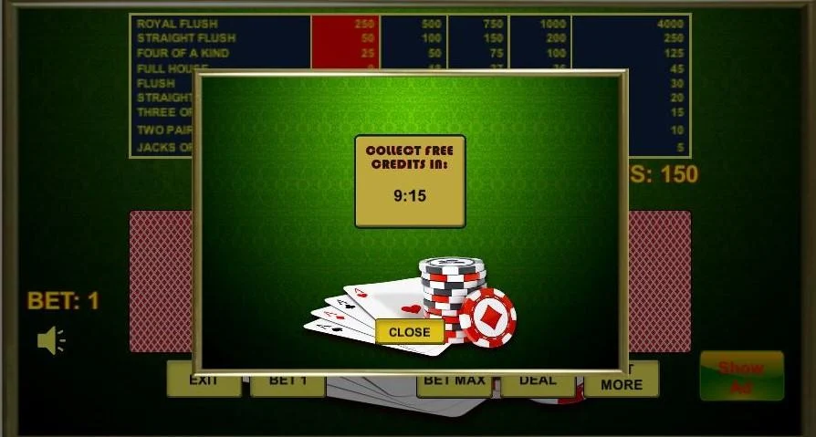 Poker Aces Capture d'écran 2