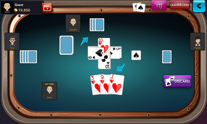 Offline Crazy Eights - Free Card Game ภาพหน้าจอ 3