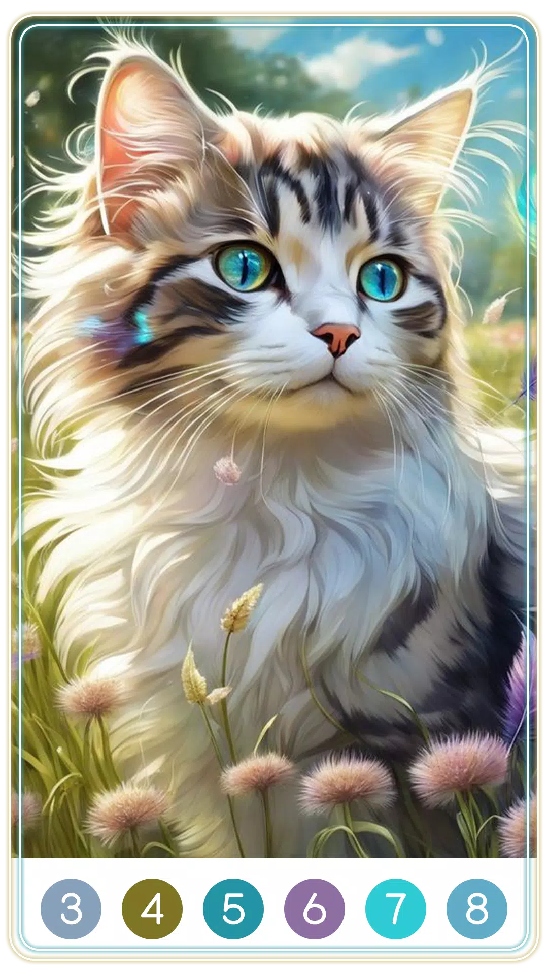 Cat Paint by Number ภาพหน้าจอ 3